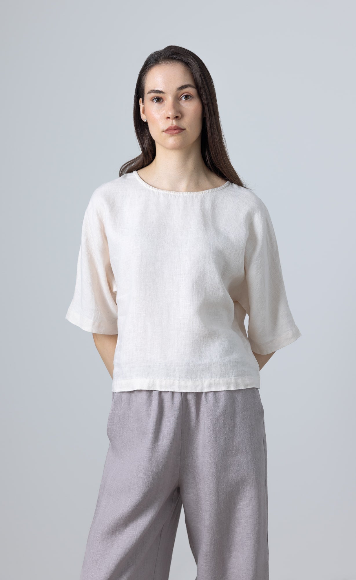 Petite Women Linen Pants Rosaire