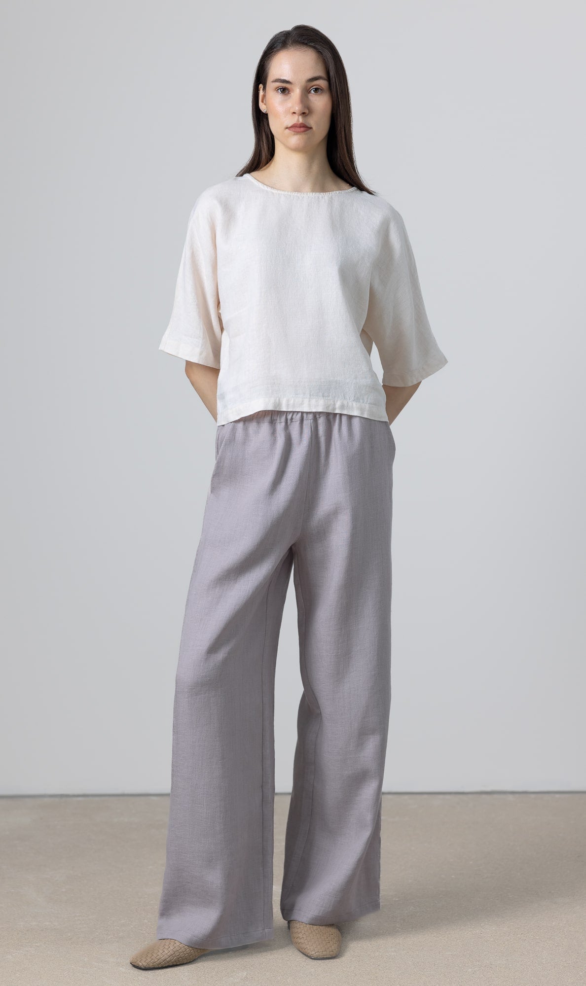 Petite Women Linen Pants Rosaire