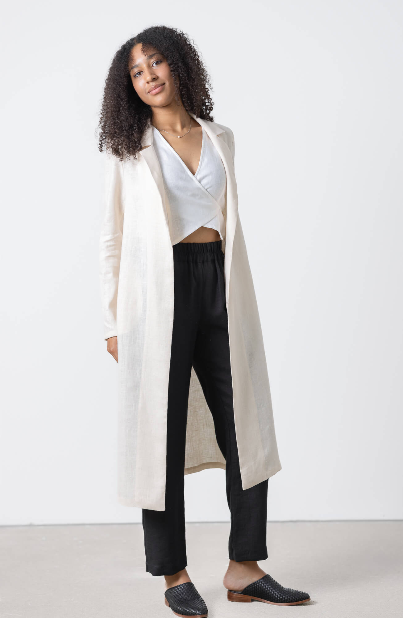 Long Linen Cardigan Ancona